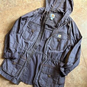 Carhartt dusty purple utility light weight jacket with hood